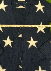 Imported Starry Woollen Shrug