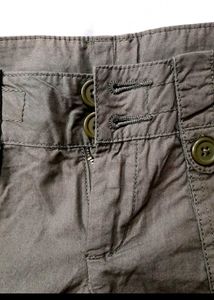 Olive Green Cargo Shorts