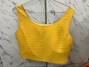 Yellow Blouse For Haldi &amp; Mehndi