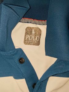 Stylish Color Block Polo T-Shirt