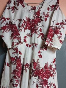White Floral Maxi Dress