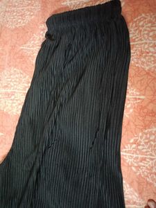 New Black Plazo Wide Leg Pants