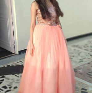 Stunning Sequin &amp; Tulle Gown