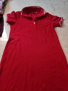 Red Polo Dress