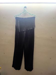 Elegant Black Wide-Leg Pants