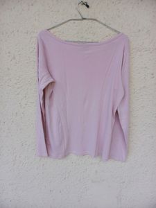 Light Pink Boat Neck Tshirt