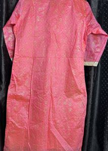 💗🎀Pink &amp; Gold Ethnic Kurta
