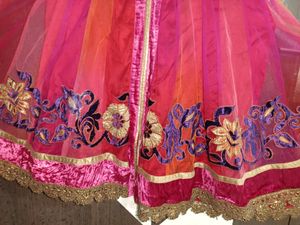 Churidar Set With Pant And Net Dupatta