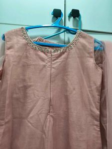 onion pink heavy garara suit