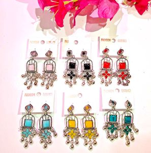 Pack of 6 Jhumkas