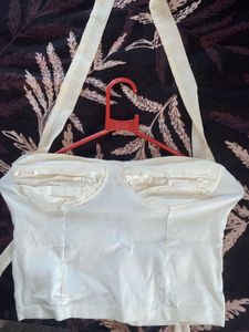 Cream Corset Style Top