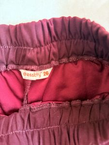 Comfortable Maroon Palazzo Pants