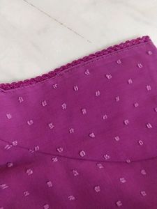 VIOLET COLOUR BLOUSE