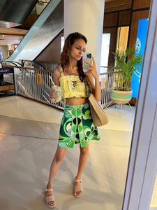 H&M Sunflower Crop Top