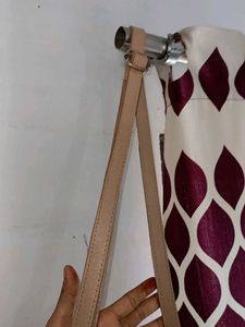 stylish original pu leather sling bag little flaws