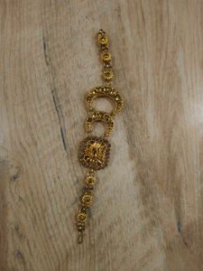 Exquisite Gold Plated Lion Head Bracelet