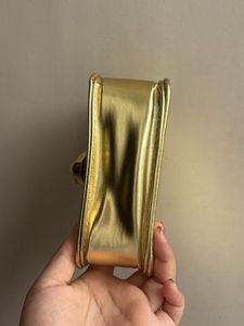 Gold Clutch sling Bag - Mini