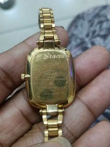 original swiss made jaguar 🐆 gold - plated watch