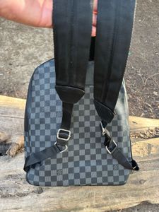 Stylish Checkerboard Backpack