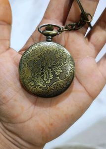 Vintage Engraved Pocket Watch