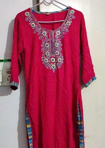 Rayon Embroidered Kurta