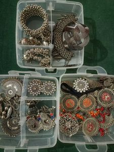 Oxidized Silver Jewelry Set