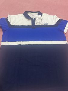 Stylish Color Block Polo Shirt