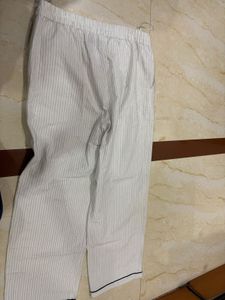 Comfortable Striped Pajama Set