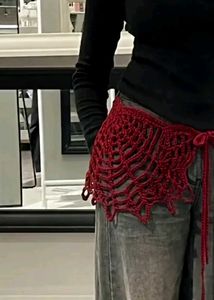 Crochet Spider Web Waist Wrap – Free Size