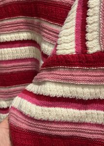 Korean Striped Knit Sweater