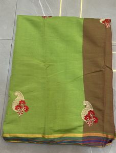 Green Handloom Saree - New