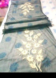 Embroidered Net dupatta