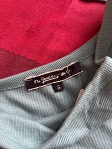 The Roadster Life Co. Teal Ruched Tank Top