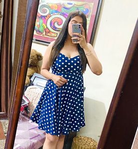 Polka Dot Midi Dress