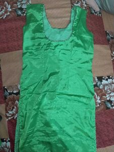 Vibrant Green Silk Suit