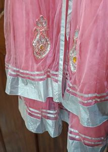 Pink Embellished Ethnic Gown