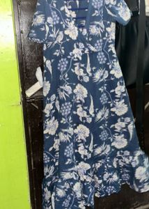 Chic Floral Wrap Dress