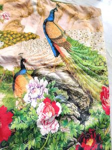 Paradise Peacock Design Cushion Covers (Set of 2)