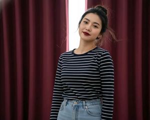 Striped Long Sleeve Top