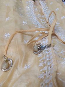 Yellow Embroidered Kurta Set