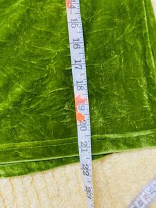 Two piece green colour top with skirt dress