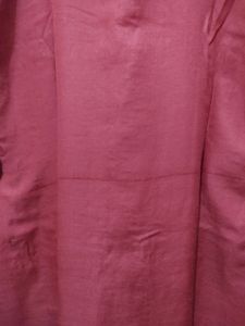 Red embroidered Kurta With Black Trim