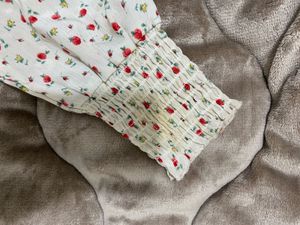 Floral Smocked Top