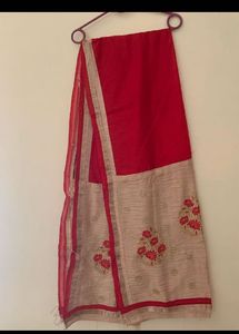 Red Golden Wedding Kurta Suit Set
