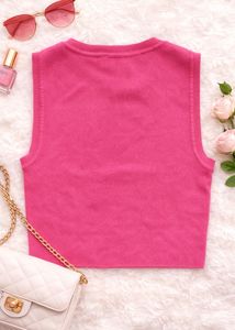 Zara Pink Knit Crop Top