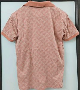 Allen Solly Men's Peach Polo T-Shirt