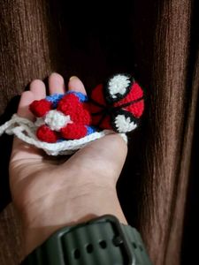 Handmade Crochet Spiderman Toy