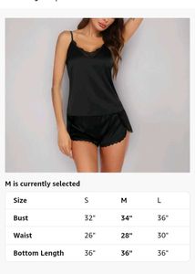 Kellberry Satin Lace Pajama Set