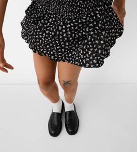 Bershka Ruffle Mini Skirt