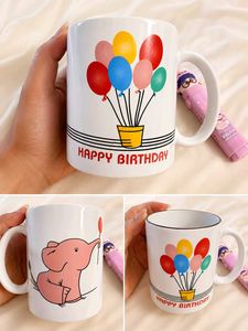 🎉Cute Happy Birthday Ceramic Mug 🎁